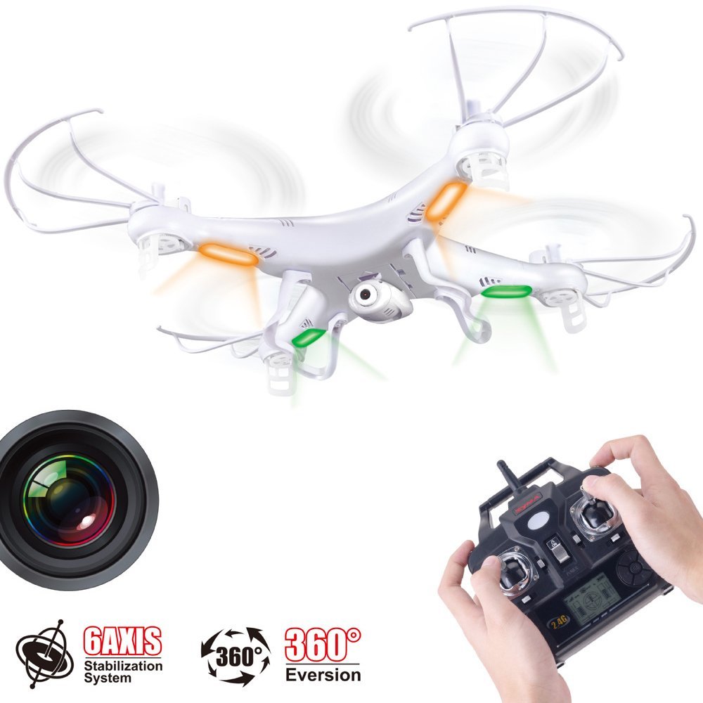 Cheerwing Syma X5C-1 2.4GHz 4CH 6-Axis Gyro RC Quadcopter With Camera – Ready To Fly Drone